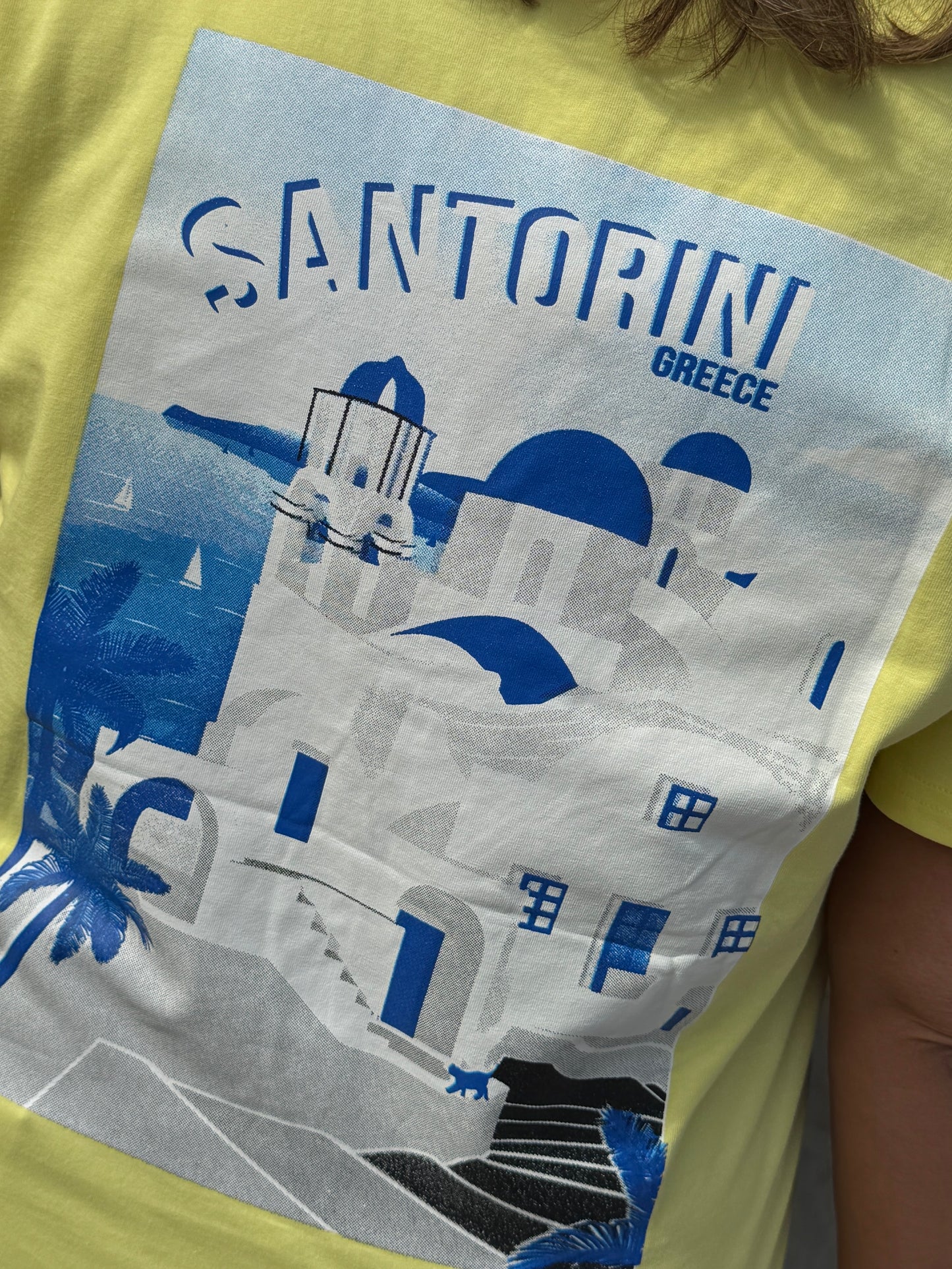 Santorini T-Shirt - Lemon