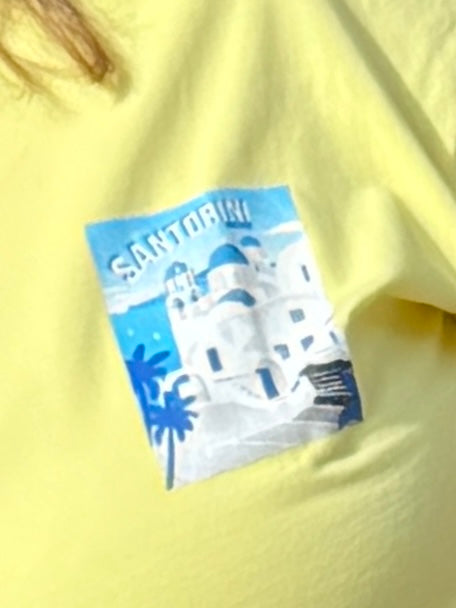 Santorini T-Shirt - Lemon