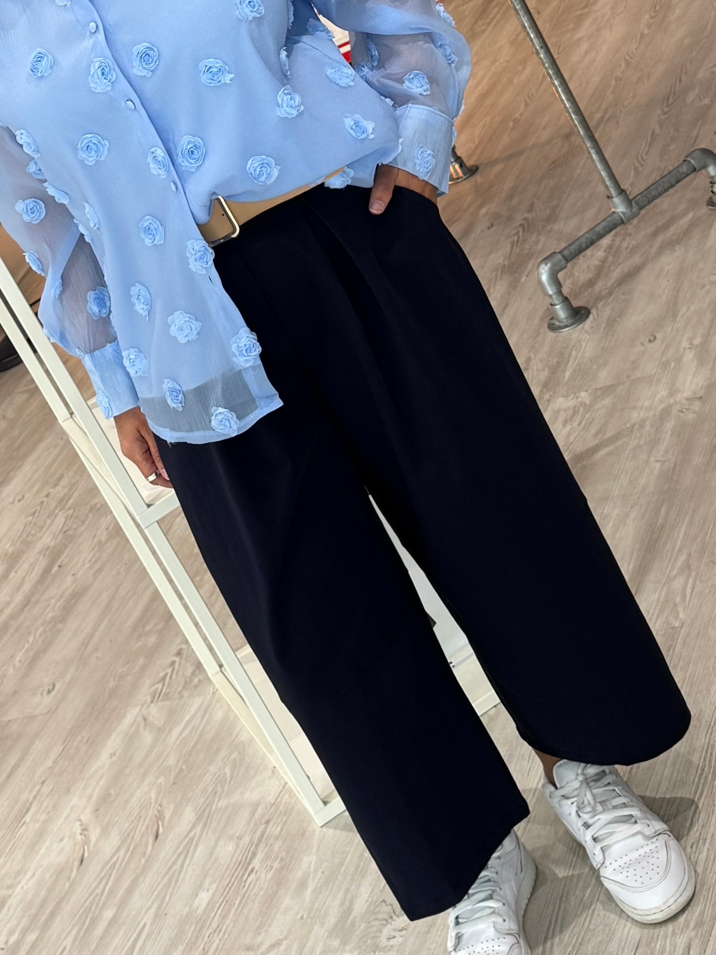 Balloon Trousers - Navy