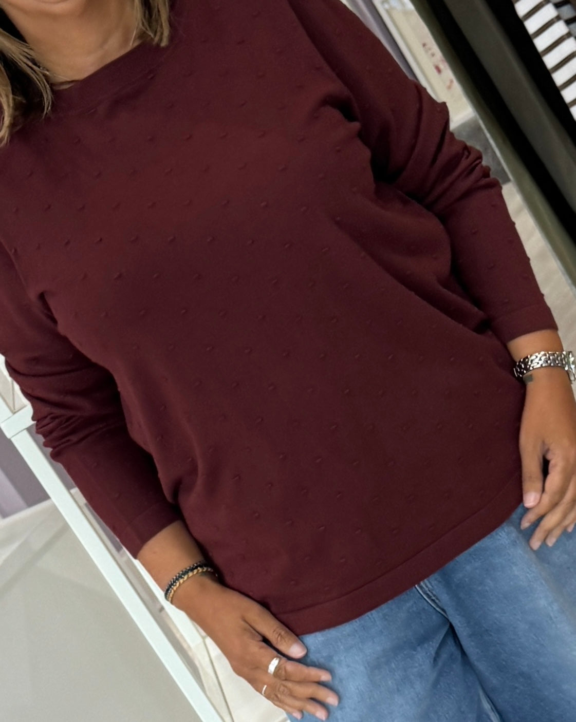 Fransa Karianne Jumper - Rum Raisin