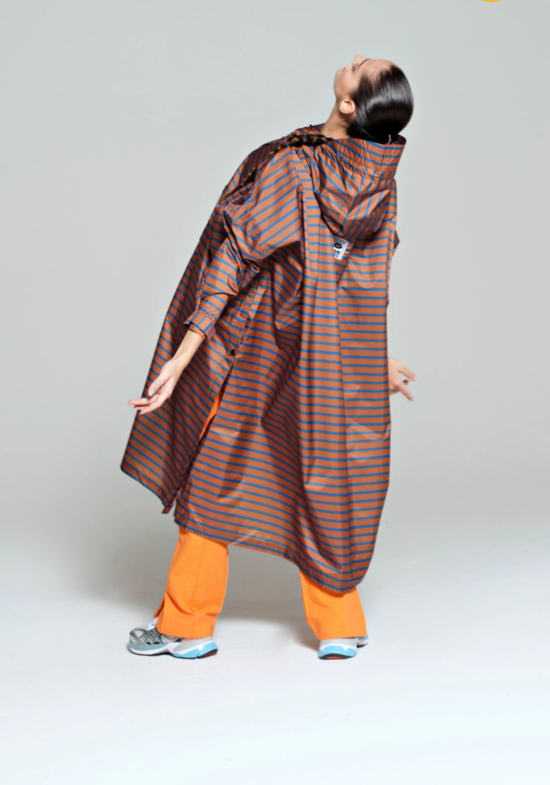 Rainkiss Poncho - Breton Blue