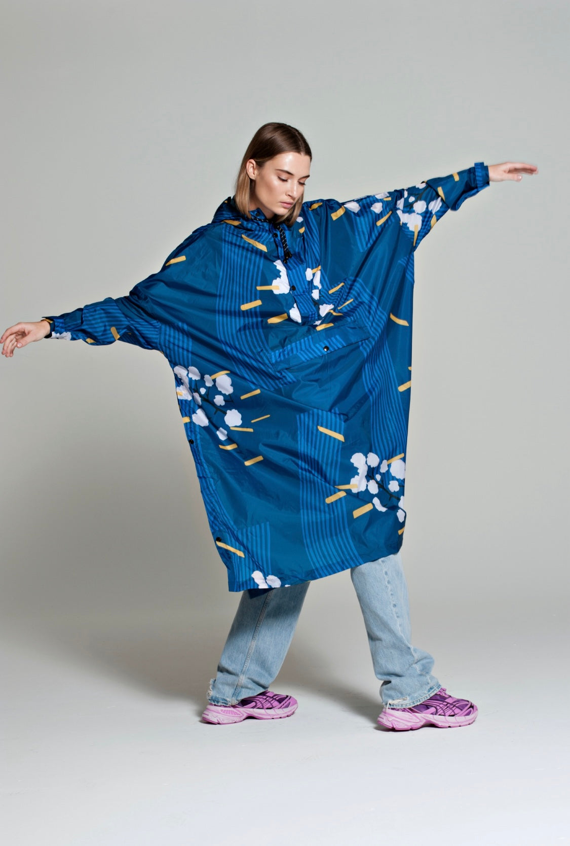 Rainkiss Poncho - Japanese Blossom (Last one)