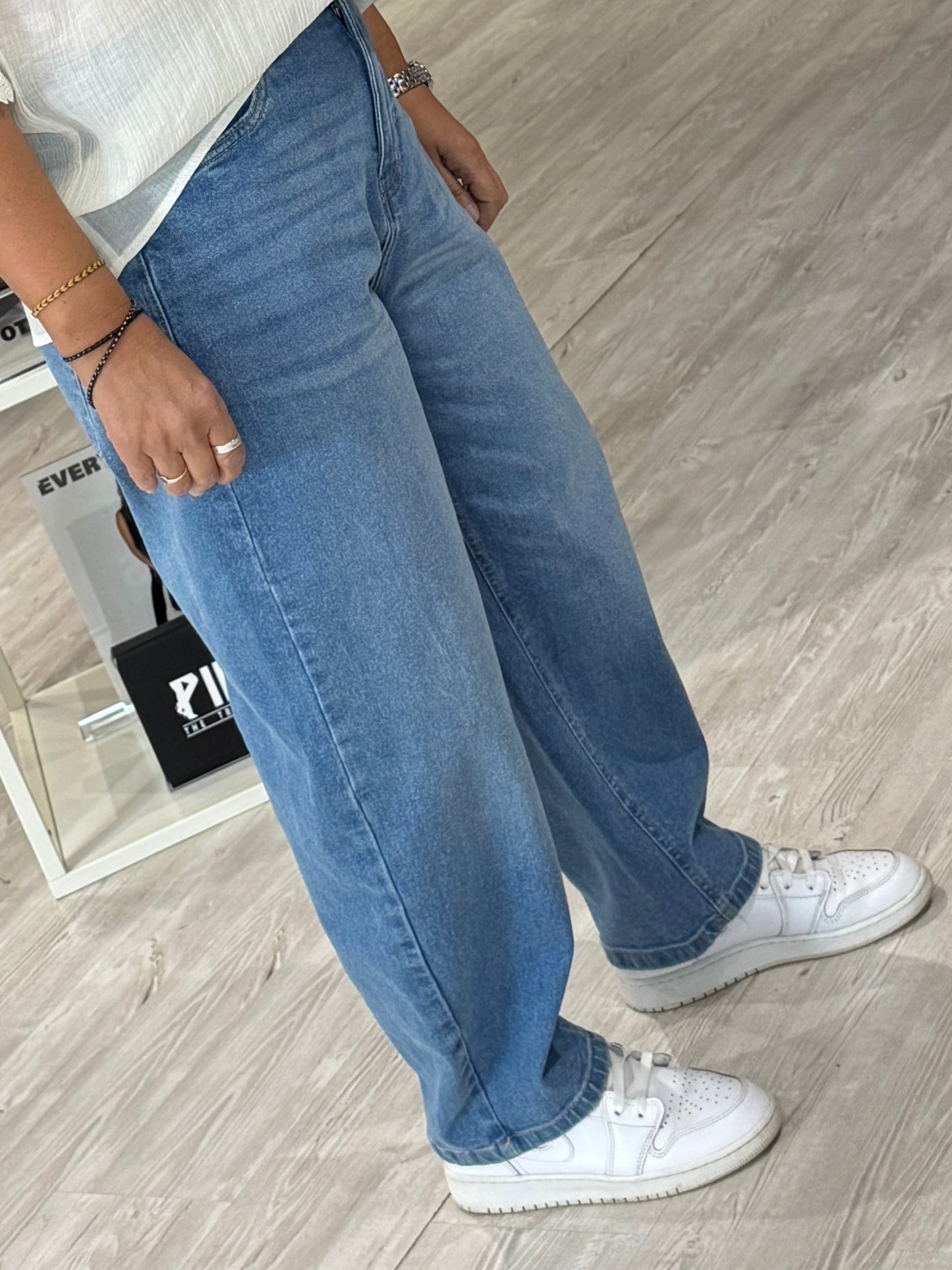 Fransa Lorelei Jeans - Mid Blue Denim