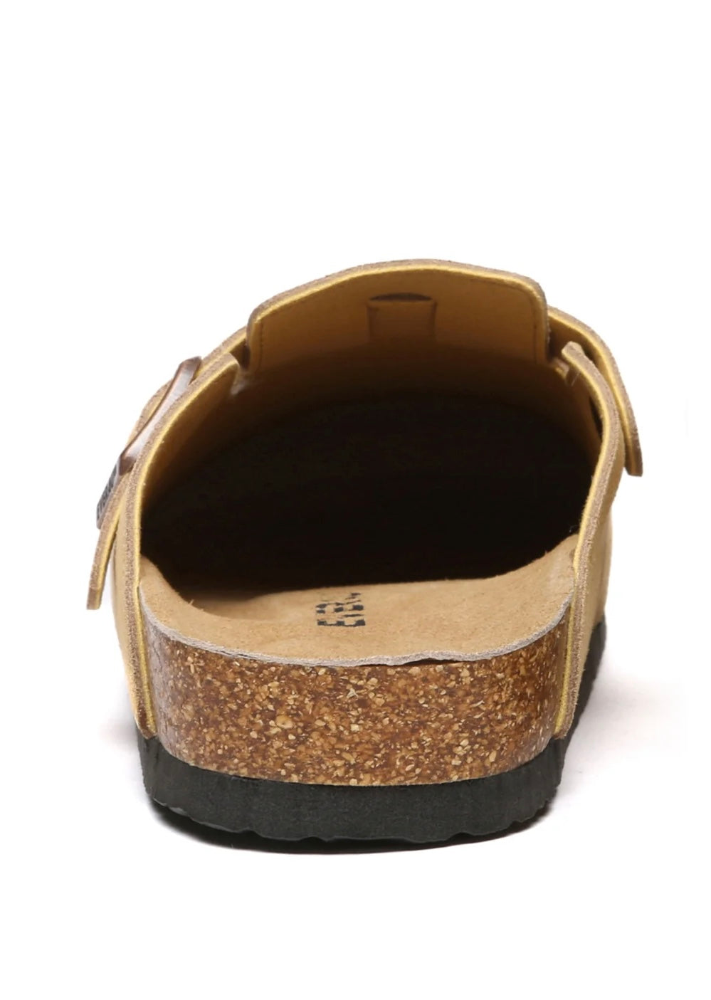 Ladies Tan Suede Clog