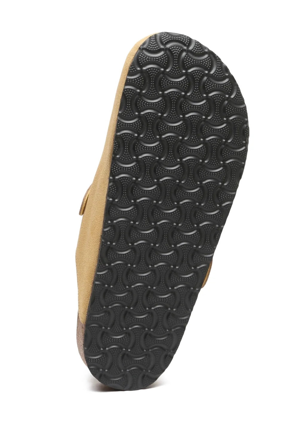 Ladies Tan Suede Clog