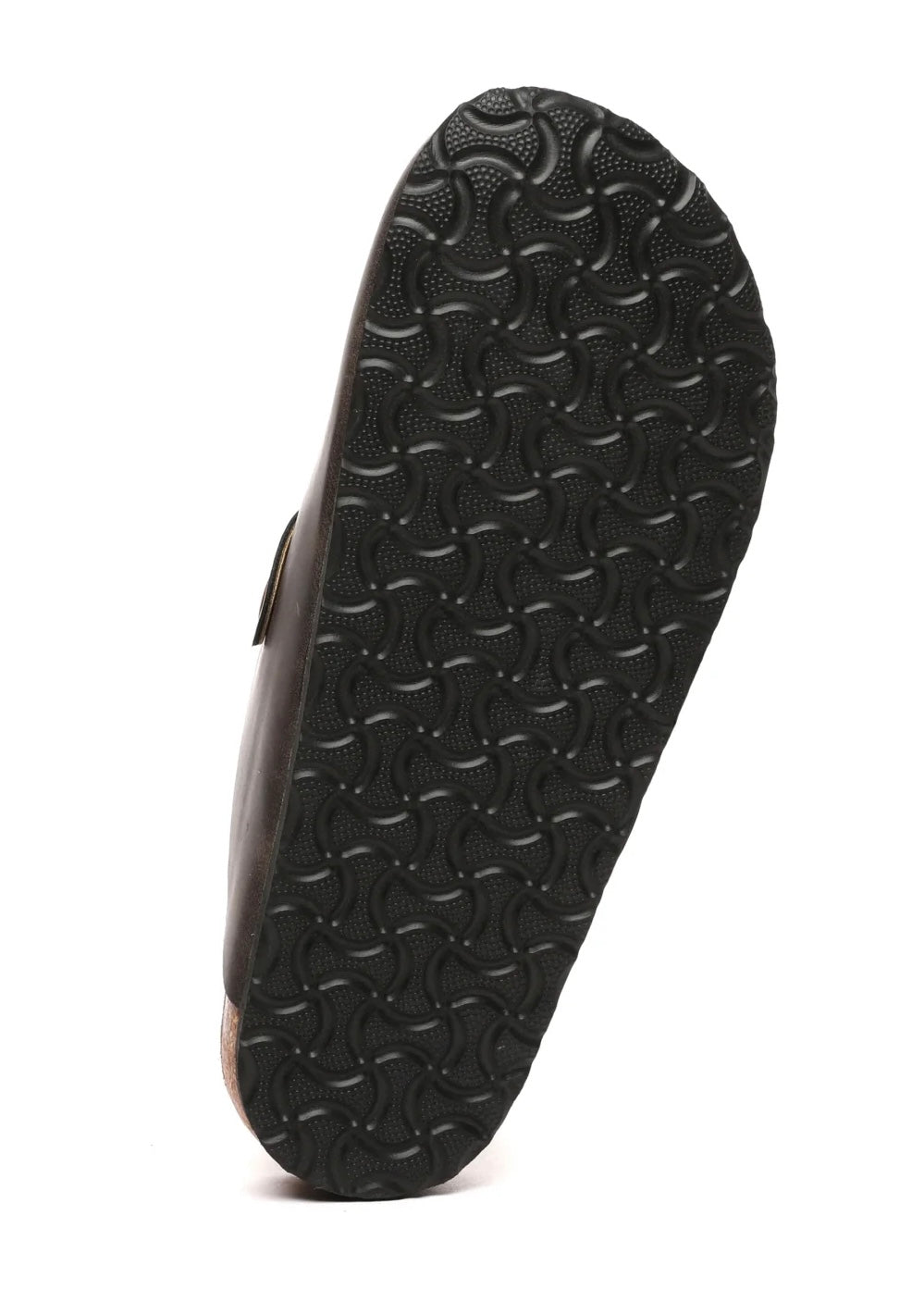 Ladies Brown Nubuck Leather Clog