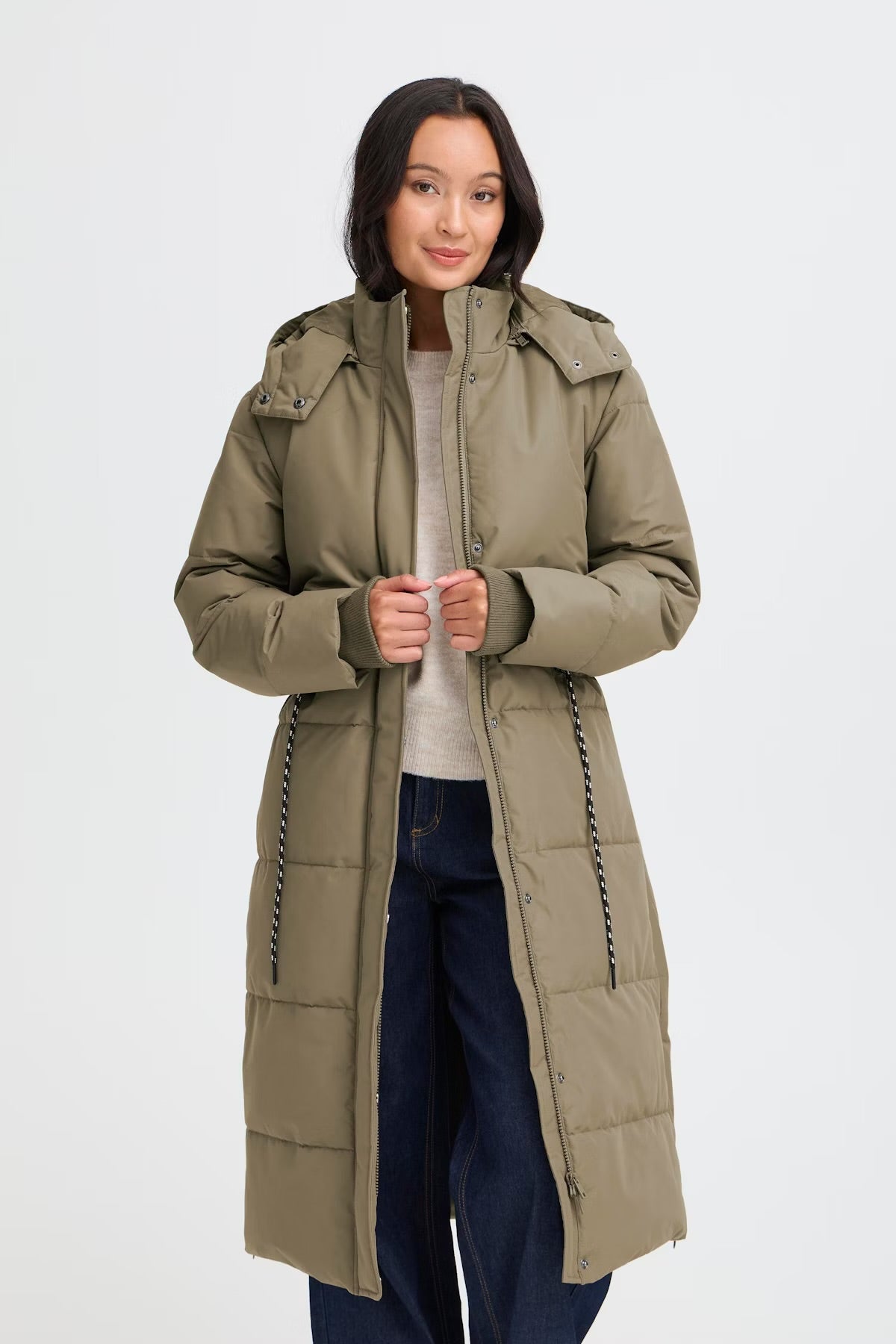 Fransa Maise 3 Coat - Dusty Olive