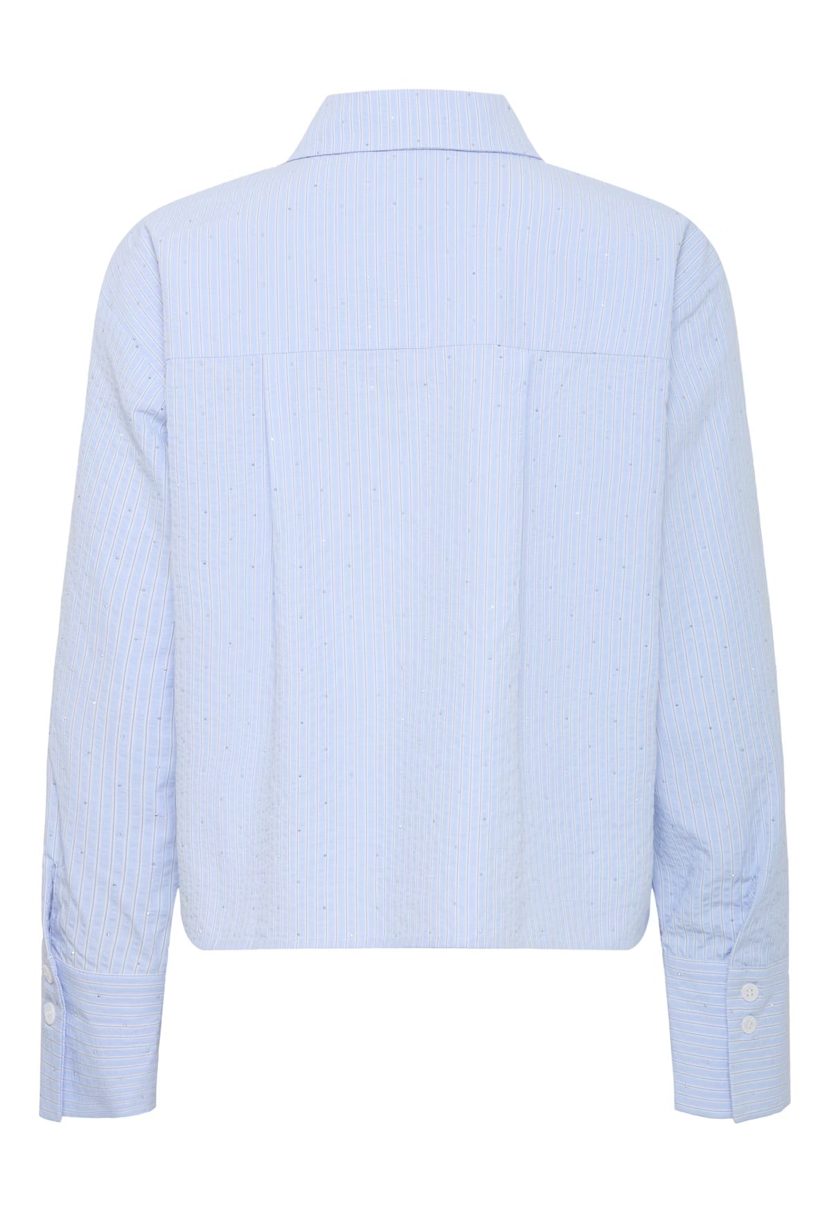 Fransa Rina Shirt - Heather Blue Stripe