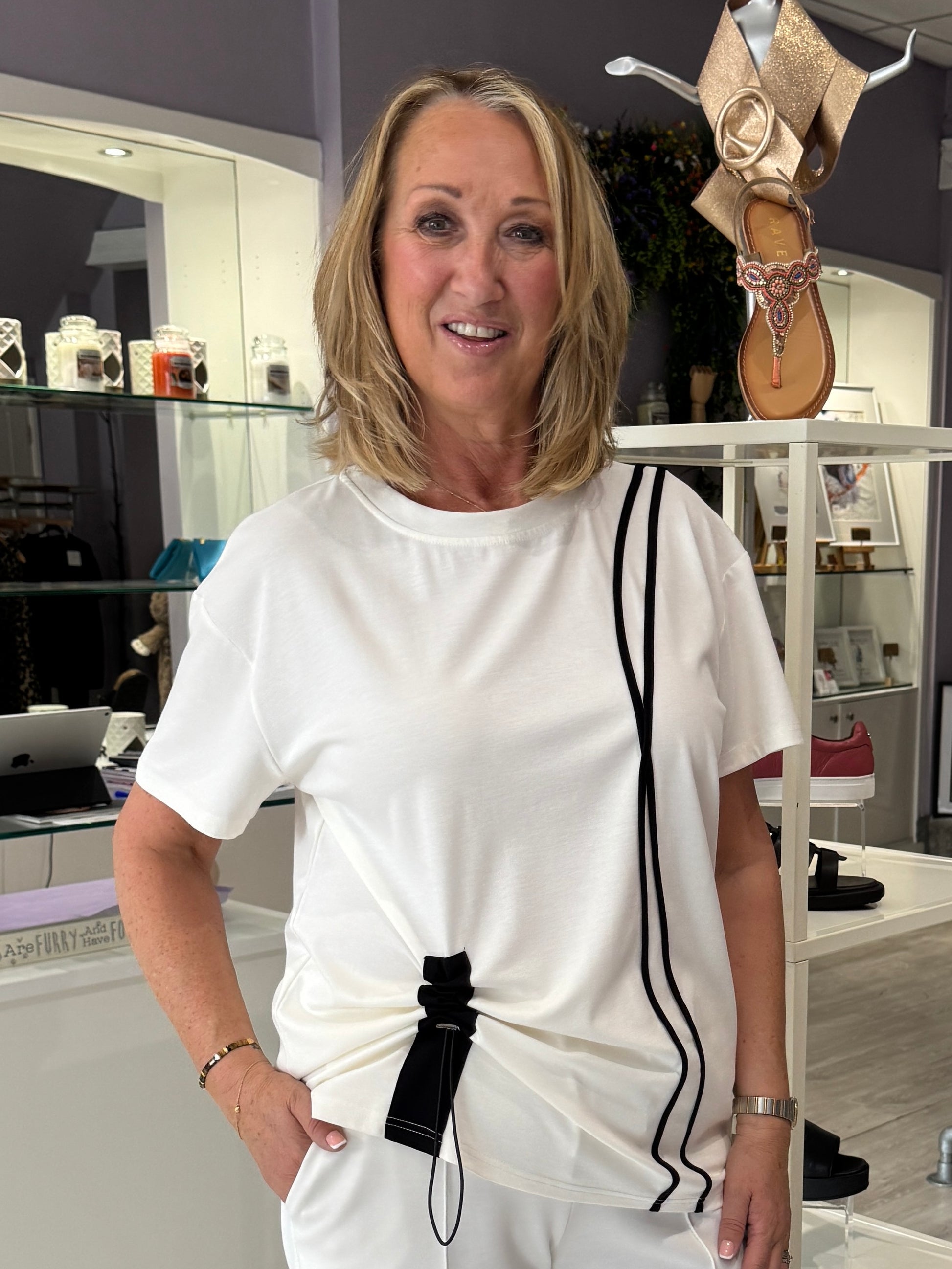 Womens white t-shirt