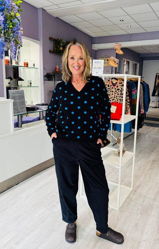 Sugarhill Brighton Vonnie Cord Trousers - Black