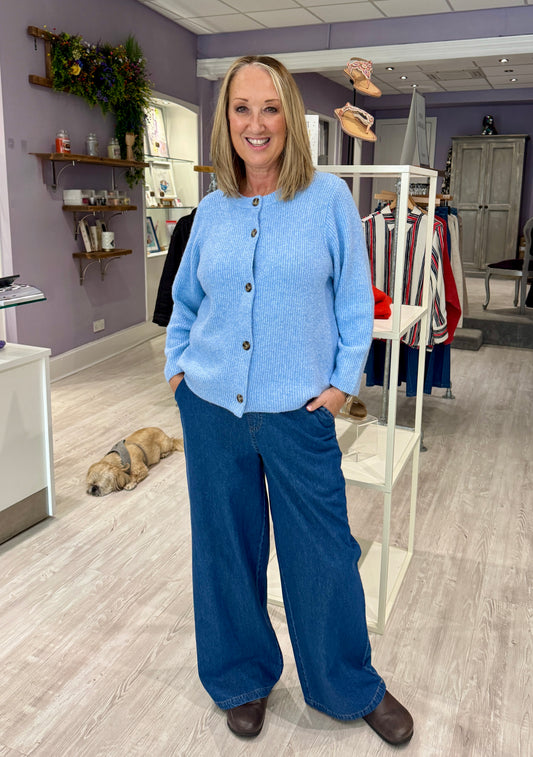 Saint Tropez Maleen Cardigan - Starlight Blue