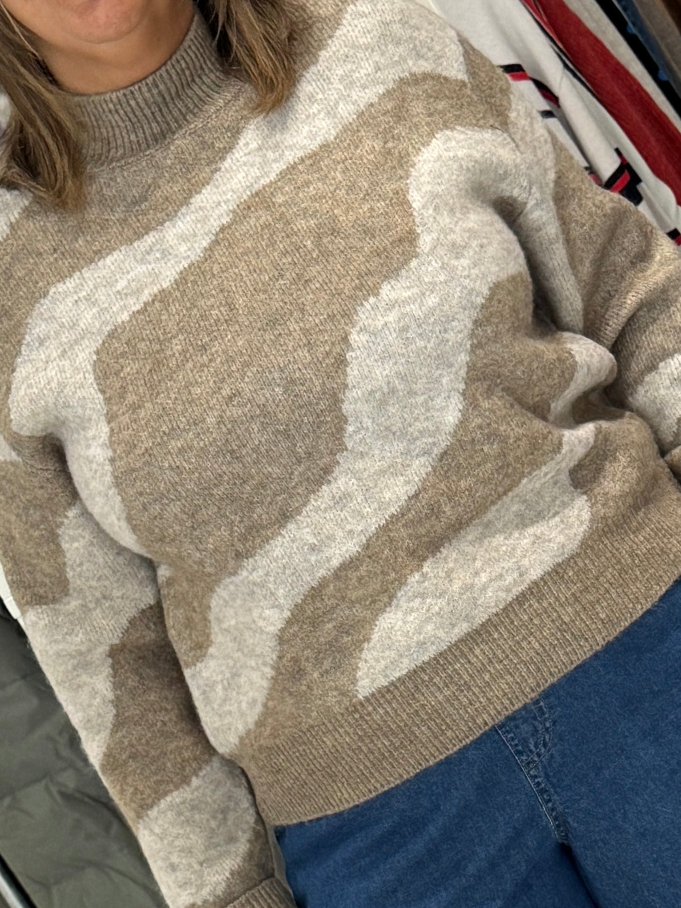Saint Tropez Mallie Jumper - Tigers Eye