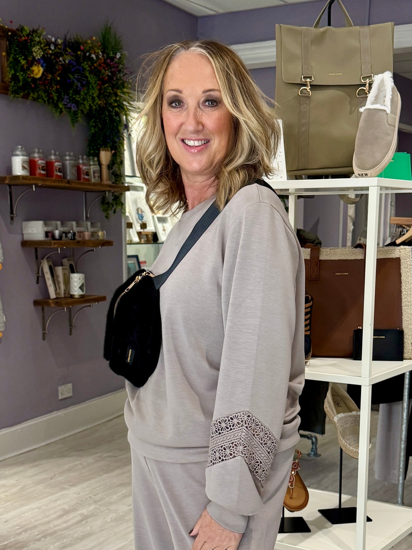 Fransa Aurora Sweatshirt - Brindle
