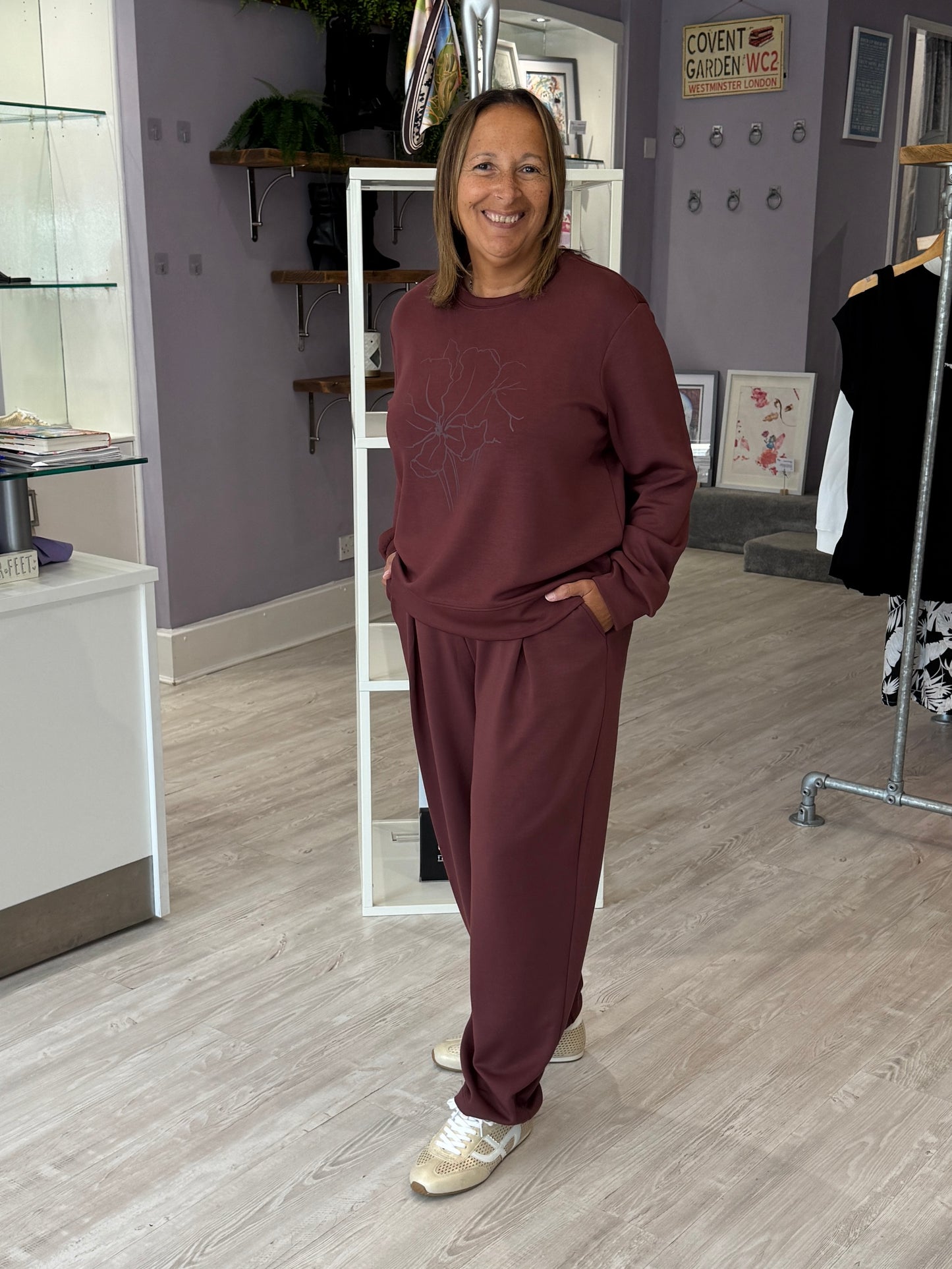 Fransa Aurora Trousers - Rum Raisin