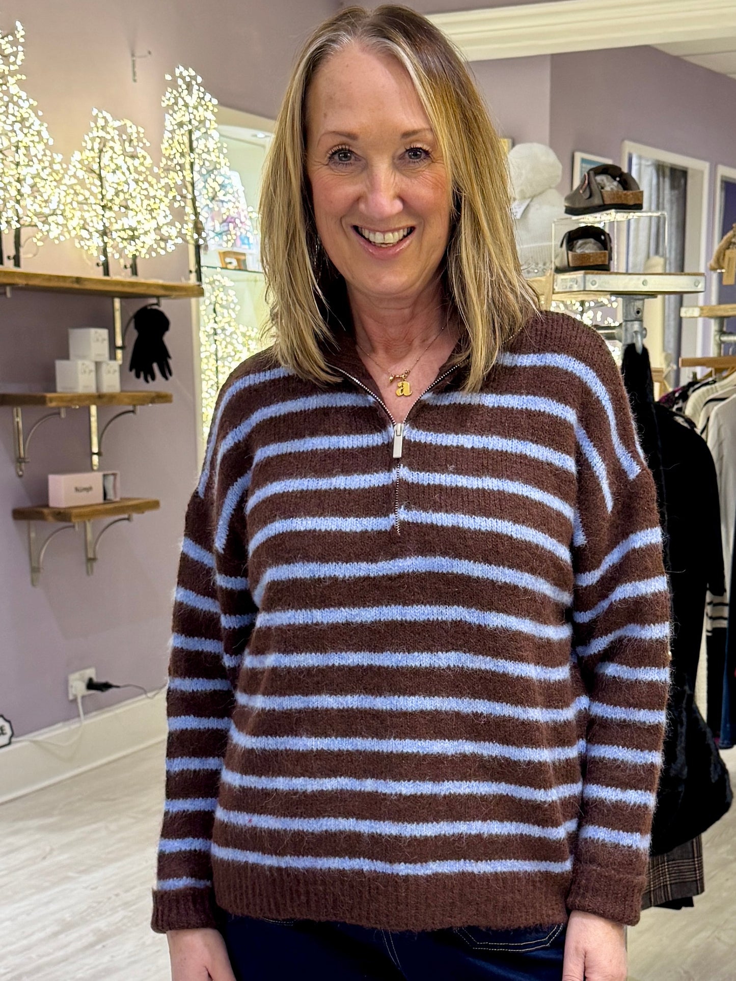 Lacey Half Zip Jumper