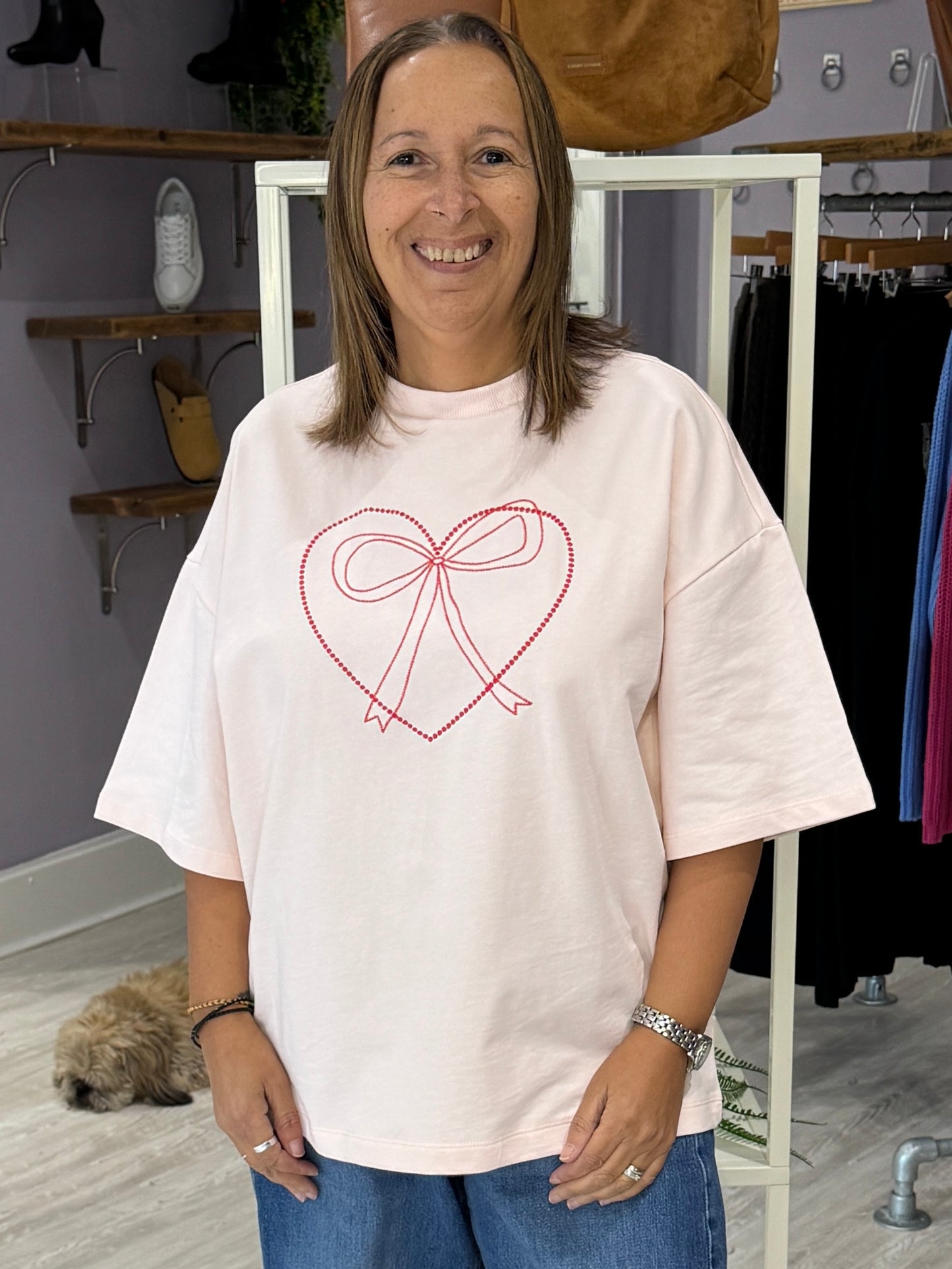 Saint Tropez Pexton Sweatshirt - Barely Pink