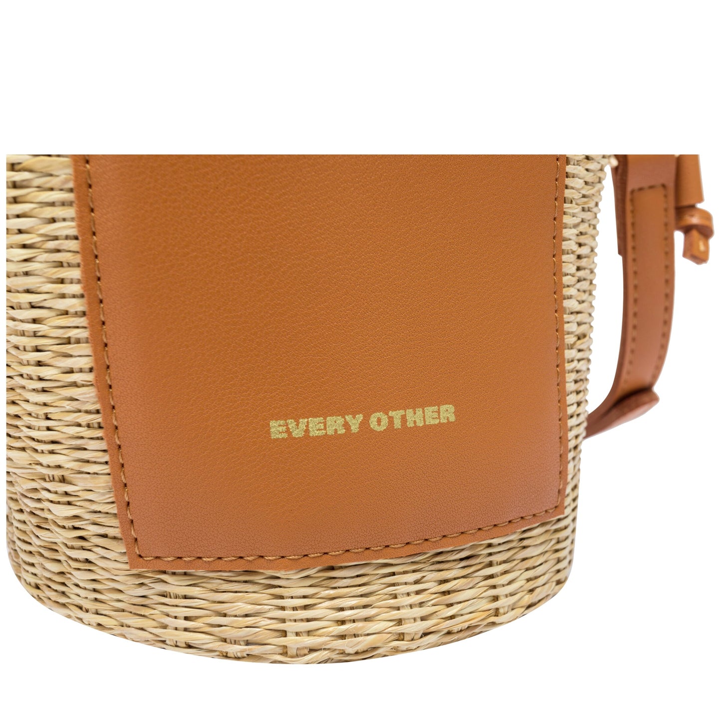 Every Other Drawstring Top Shoulder Bag - Tan