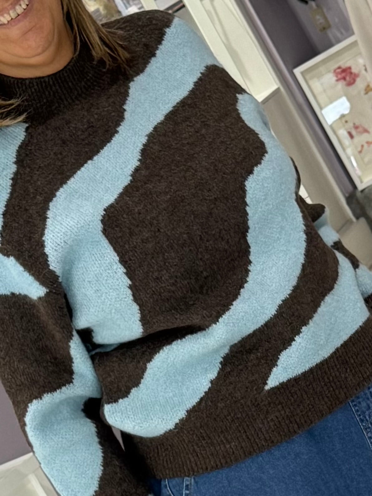 Saint Tropez Mallie Jumper - Dark Earth/Brown