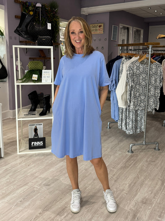 Fransa Feba Dress - Hydrangea