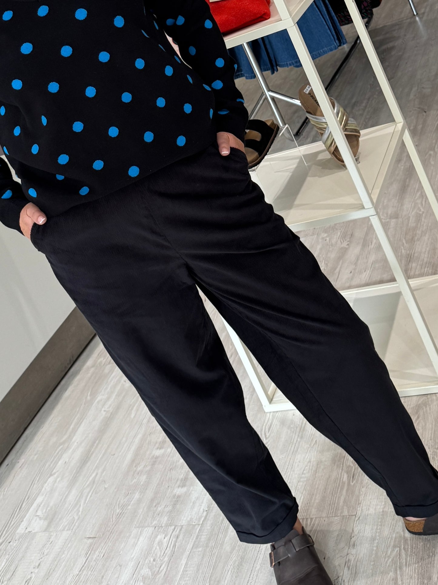 Sugarhill Brighton Vonnie Cord Trousers - Black