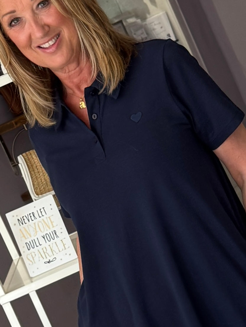 Fransa Samma Dress - Navy Blazer