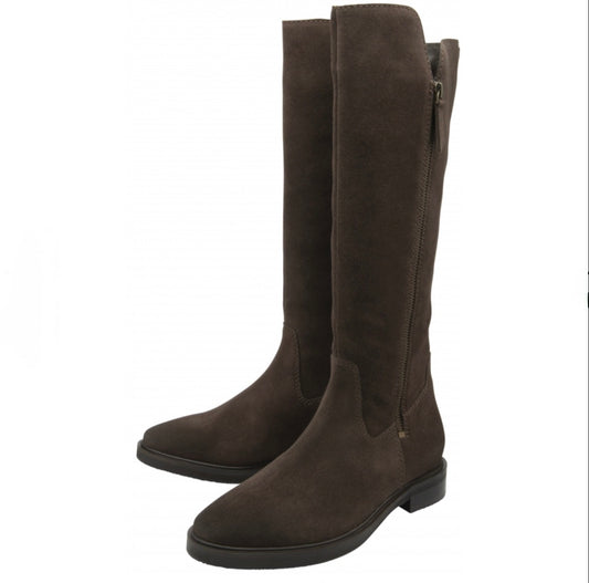 Ravel Ashington Knee High Boots - Brown Suede