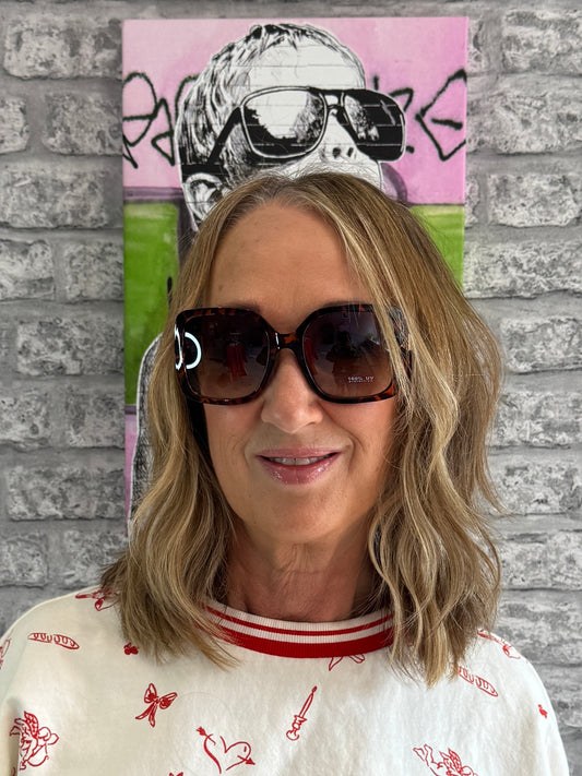 Fransa Leone Sunglasses - Chocolate Plum Melange