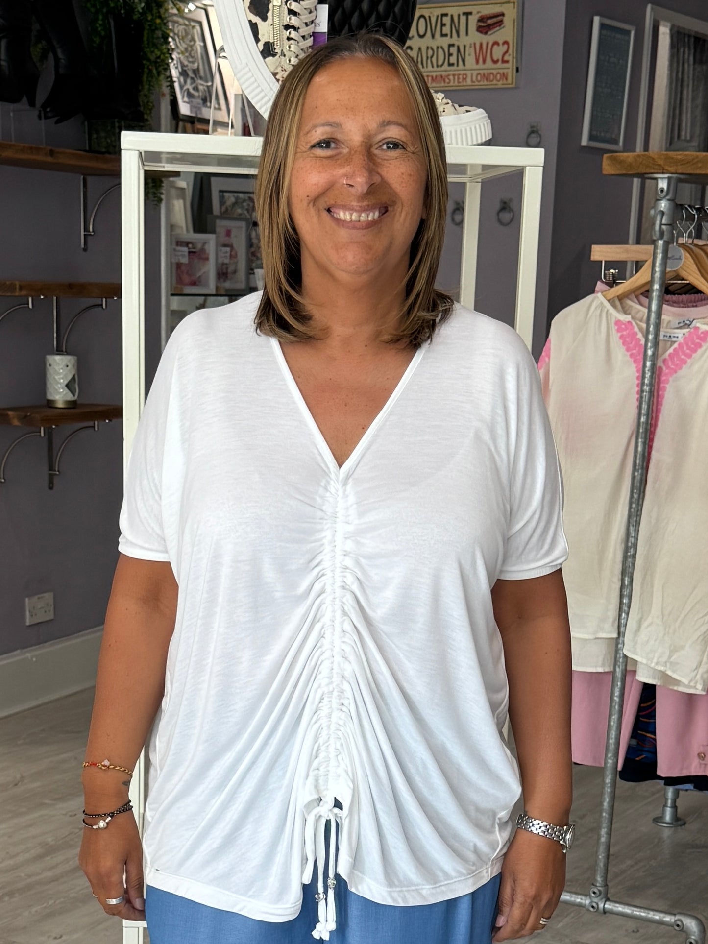 Religion Light Top - White