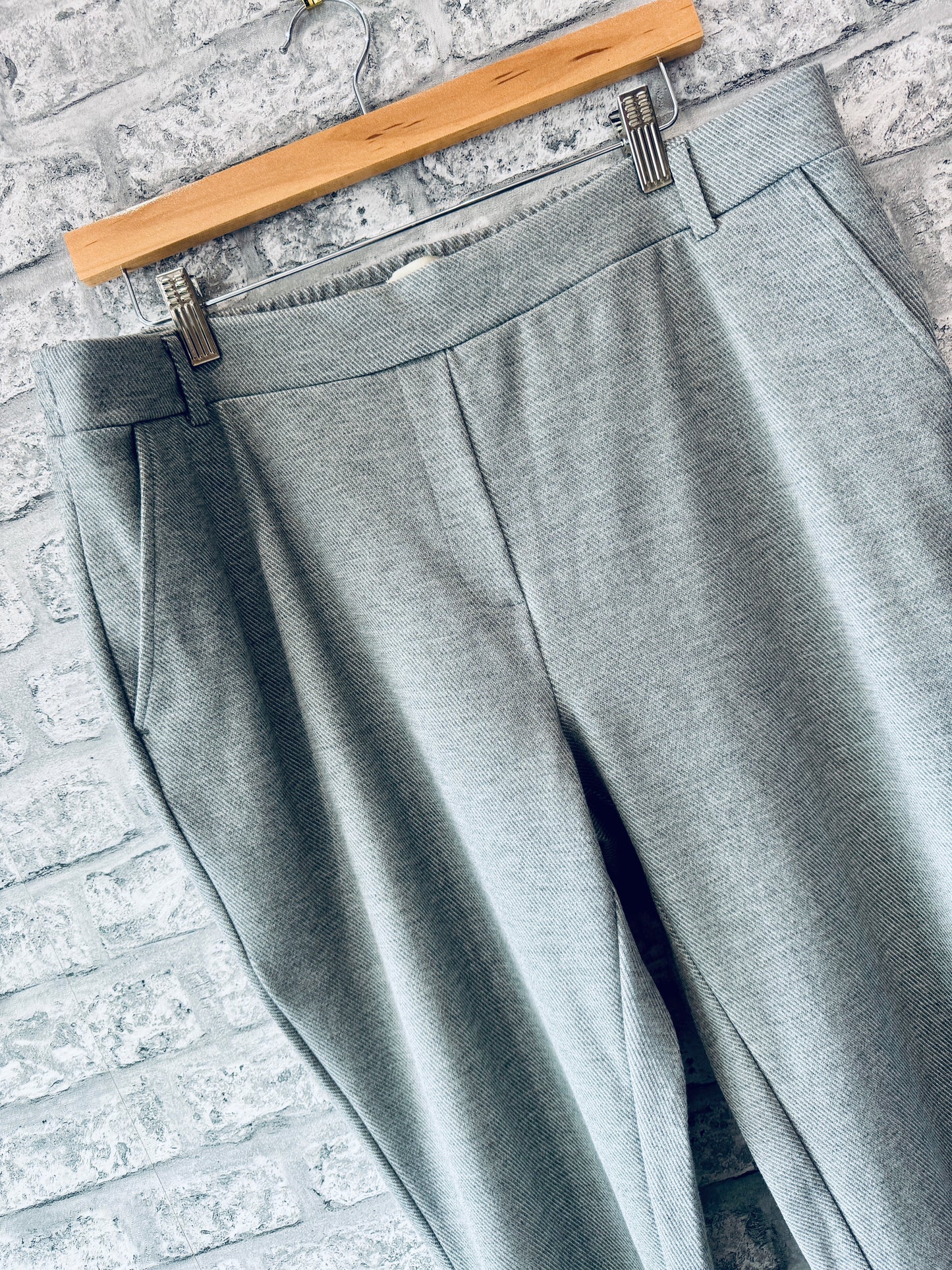 Fransa FR Pants - Light Grey Melange