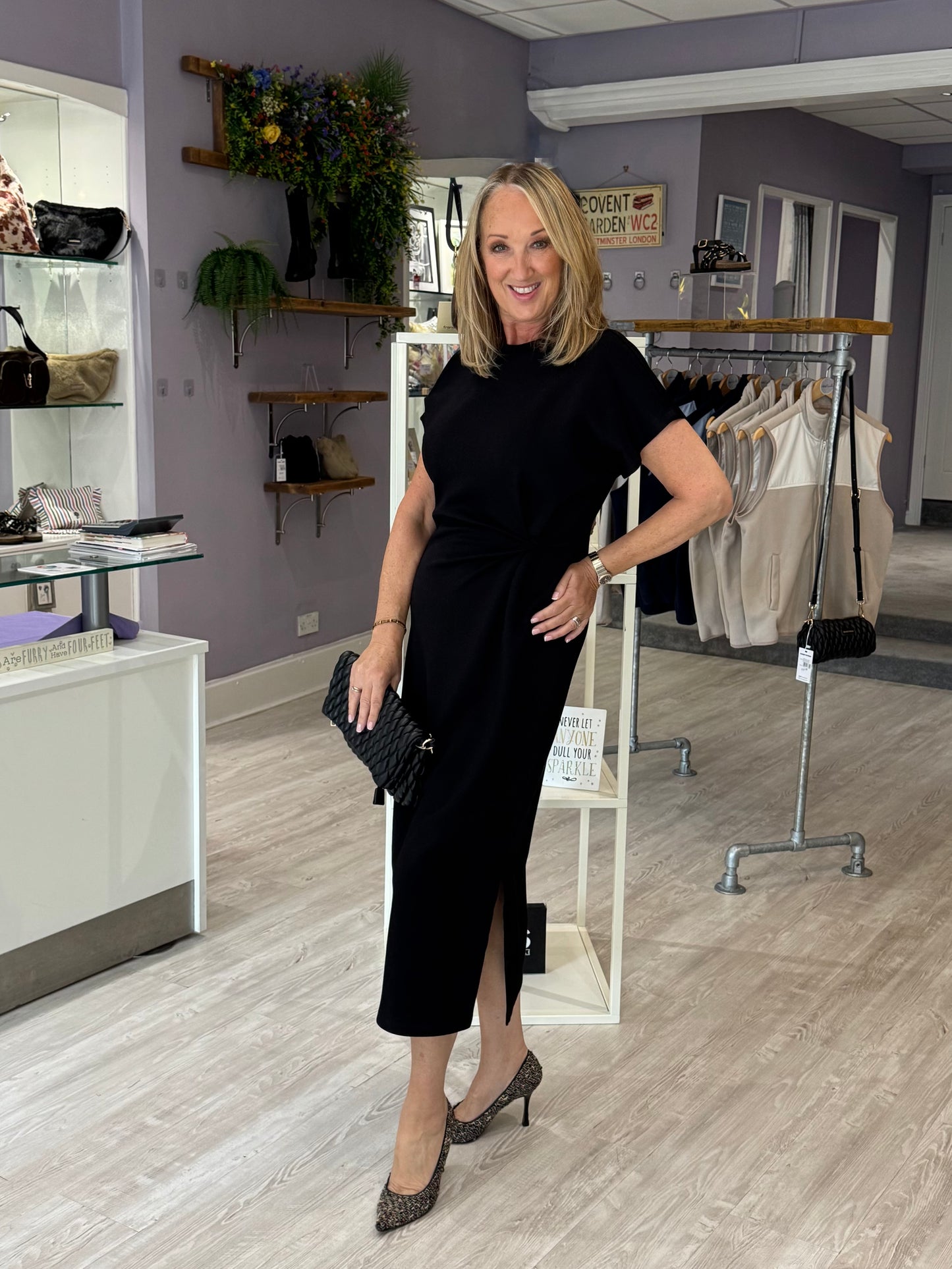Saint Tropez Theo Dress - Black