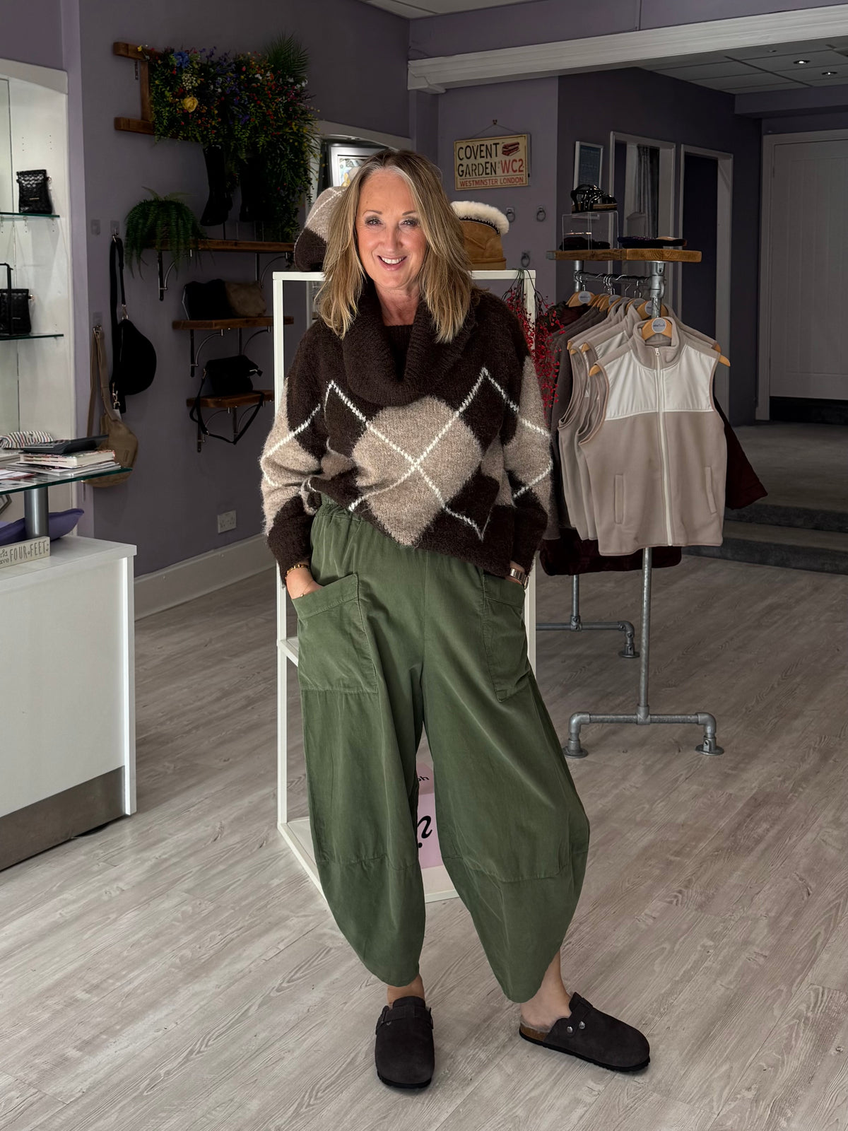 Fransa Charleen Jumper - Hot Fudge