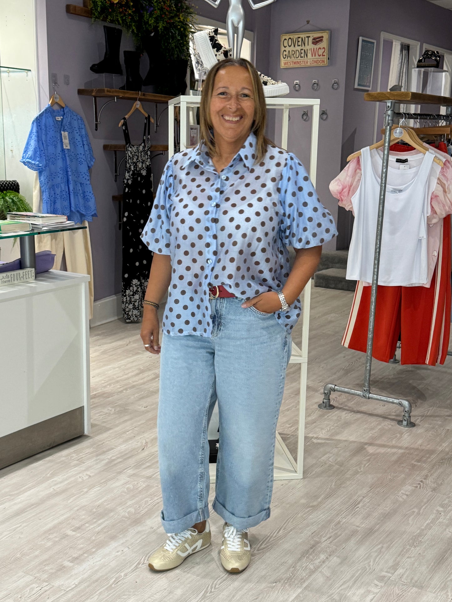 Iris Blouse - Blue