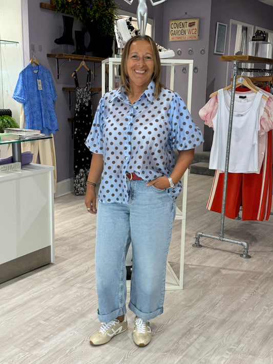 Iris Blouse - Blue