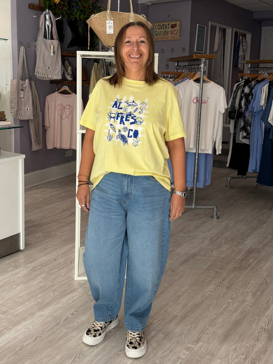 Saint Tropez Lorane T-Shirt - Elfin Yellow