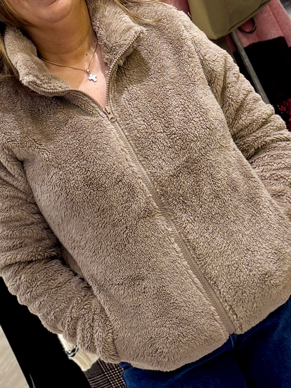 Georgie Fleece - Mink