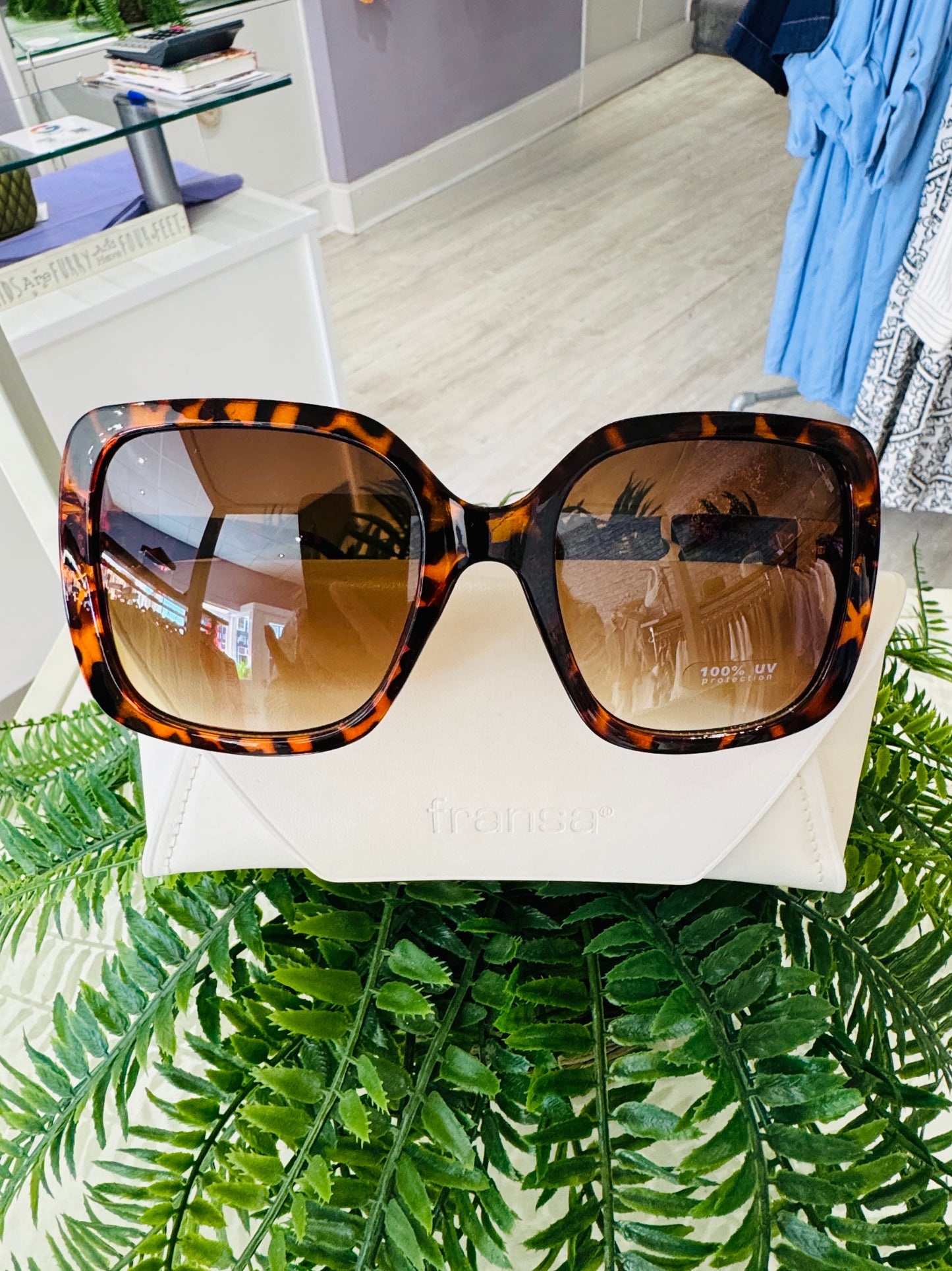 Fransa Leone Sunglasses - Chocolate Plum Melange