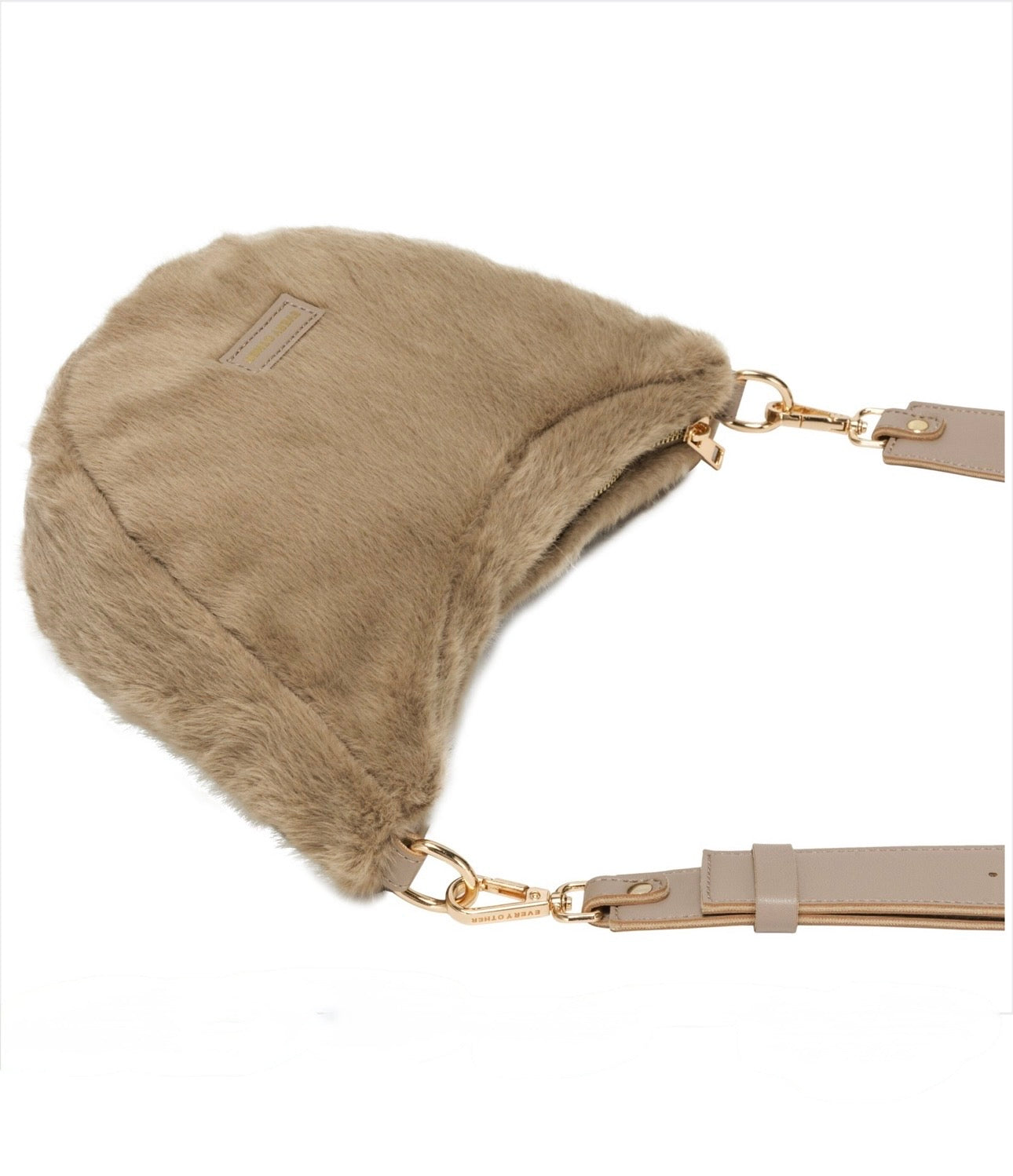 Every Other Scoop Cross Body Bag - Taupe