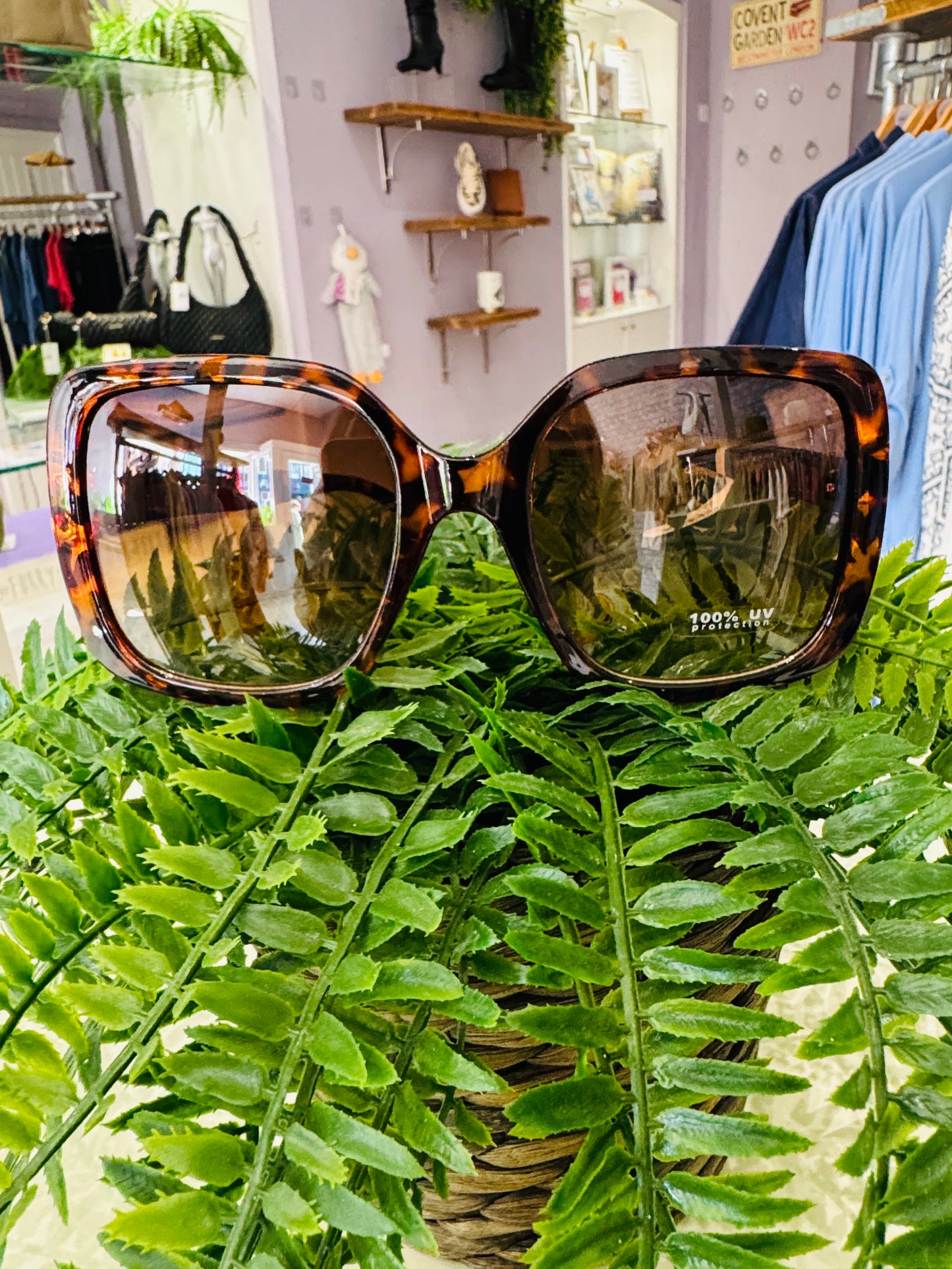 Fransa Leone Sunglasses - Chocolate Plum Melange