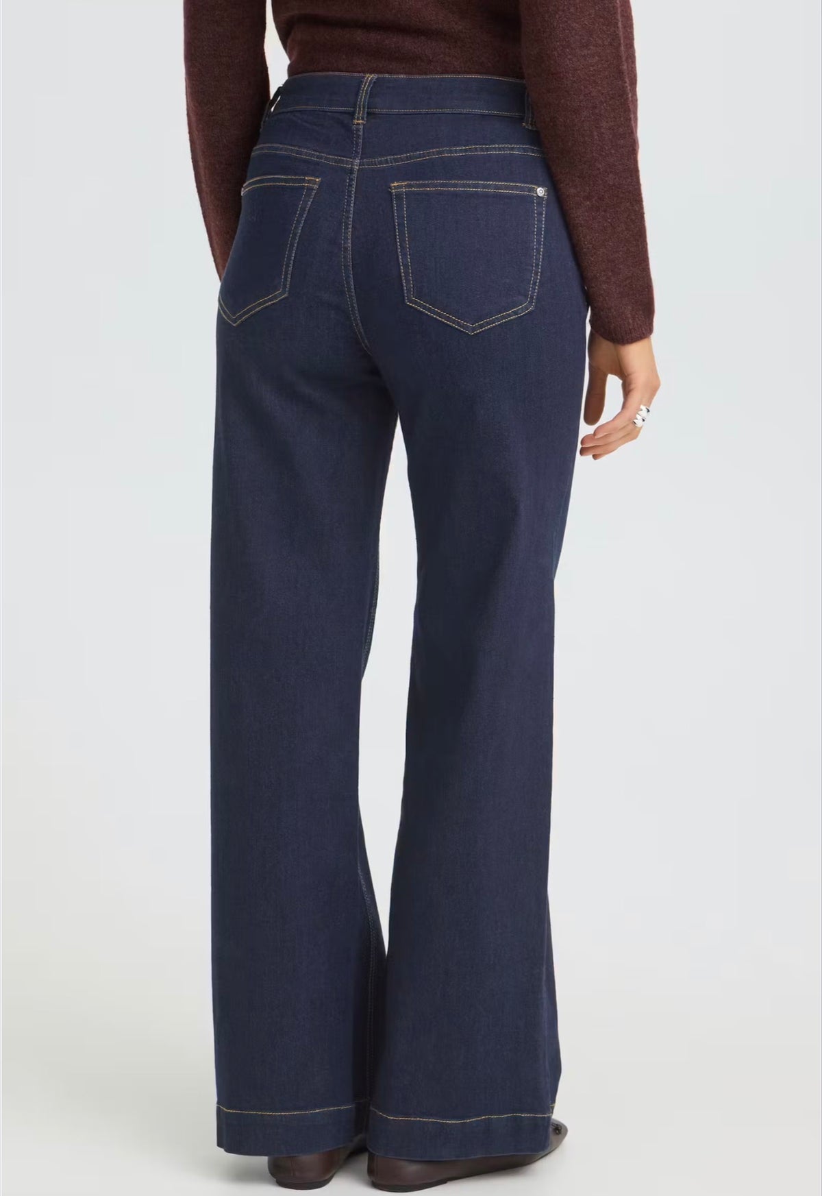 Fransa Chicago Hanna Jeans - Unwashed Blue Denim