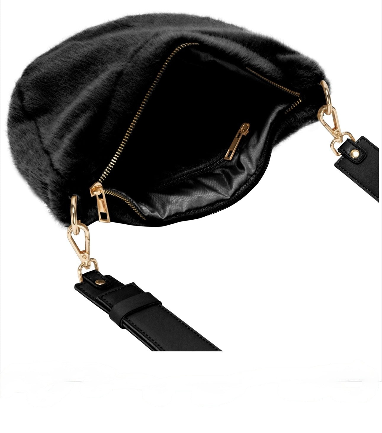 Every Other Scoop Cross Body Bag - Black