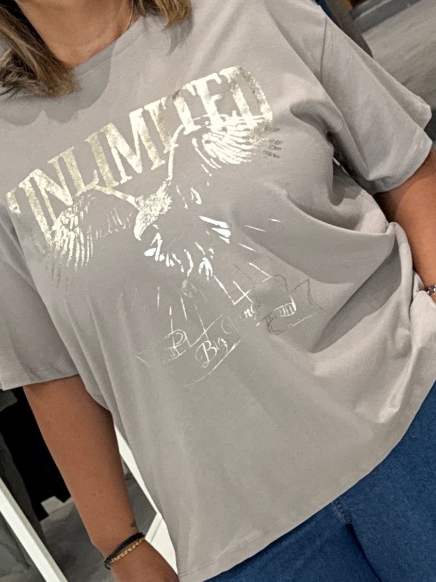 Fransa Haisley T-Shirt - Moon Rock Metal