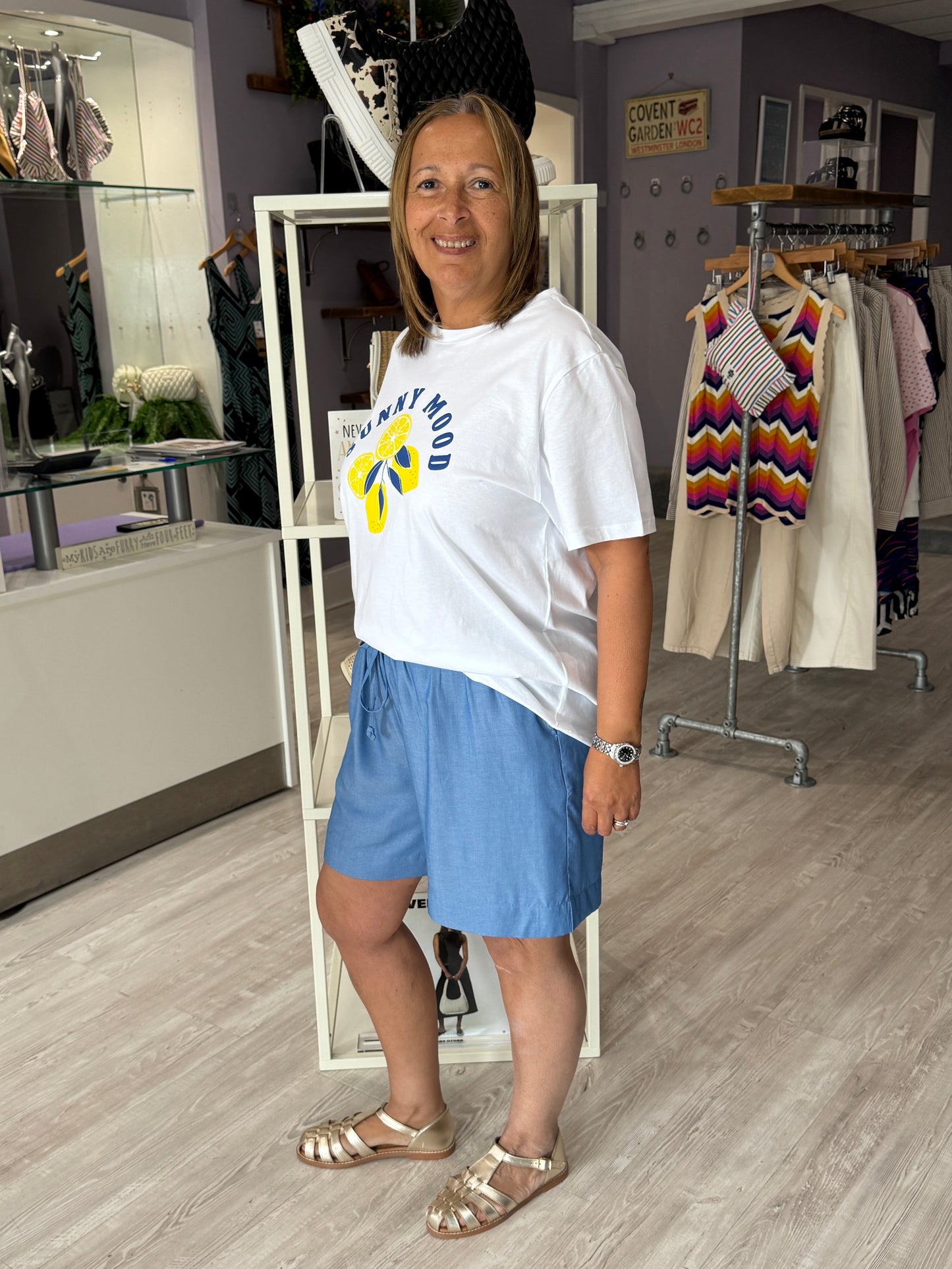 Saint Tropez Rosella Shorts - Vallarta Blue