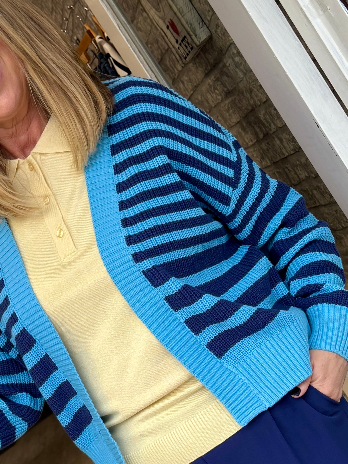 Saint Tropez Ibenmei Open Cardigan - All Aboard