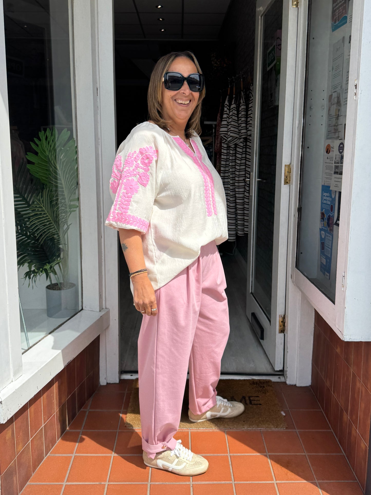 Aria Trousers - Pink
