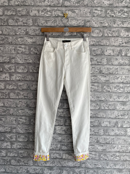 Toxik Skinny Fit Jeans - White