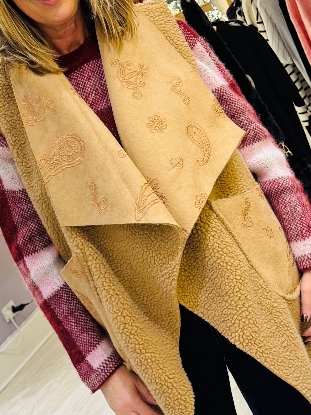 Mila Waterfall Reversable Gilet