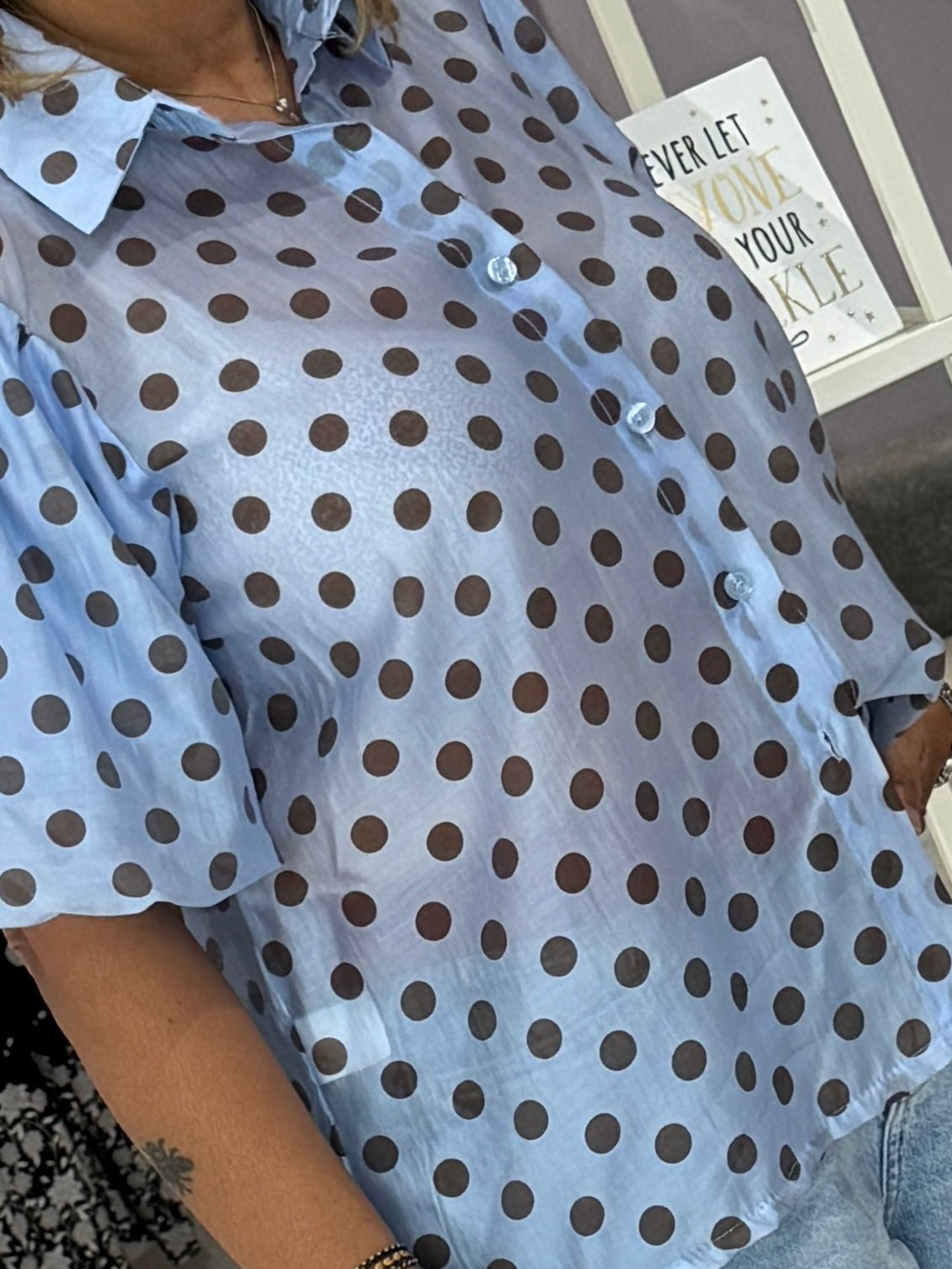 Iris Blouse - Blue