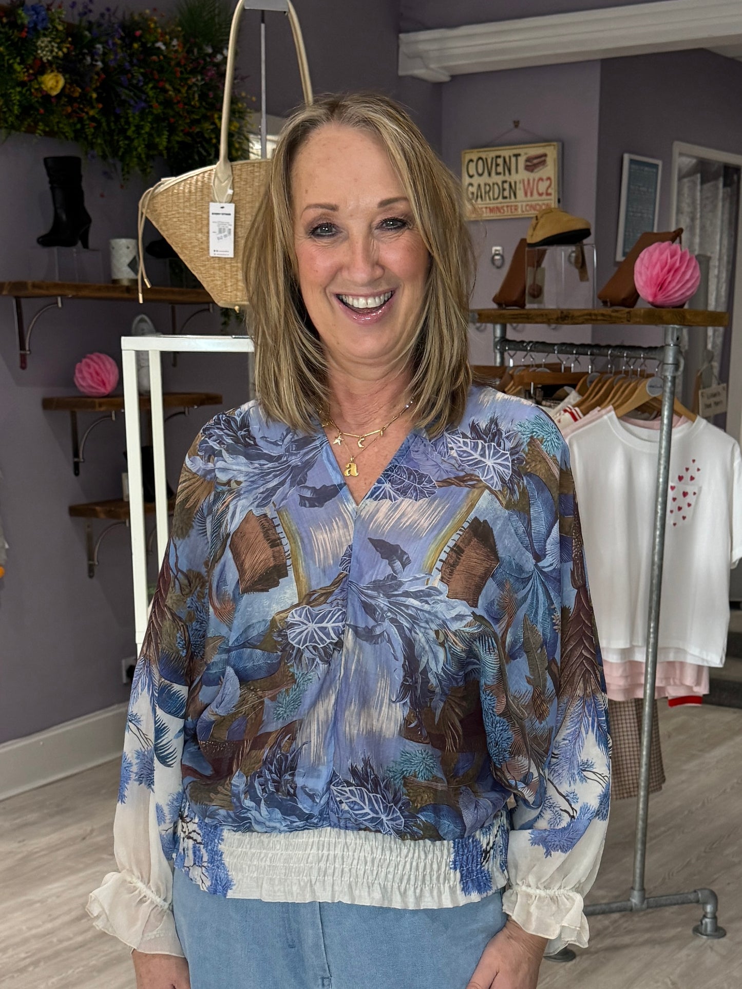 Harmony Blouse - Blue