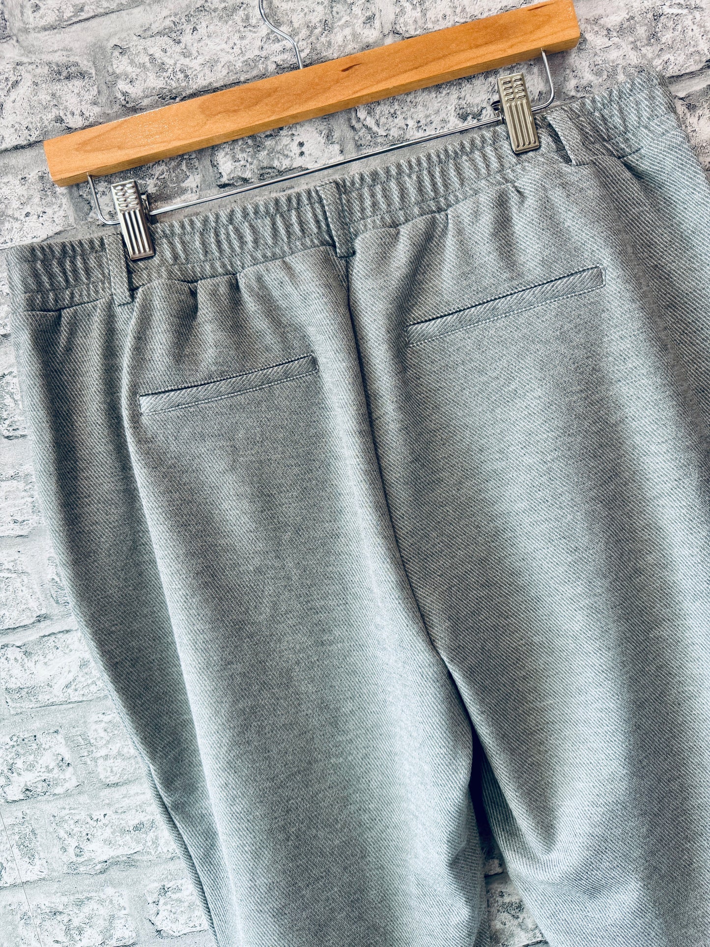 Fransa FR Pants - Light Grey Melange