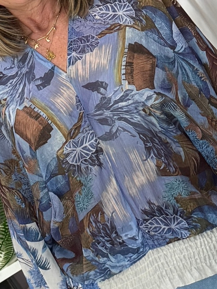 Harmony Blouse - Blue